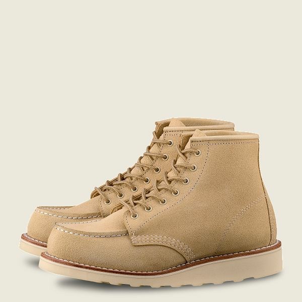 Heritage Red Wing 6-Inch Classiche Moc Corta Boot Femme Jaune | AVK-406358