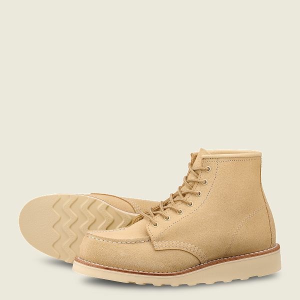 Heritage Red Wing 6-Inch Classiche Moc Corta Boot Femme Jaune | AVK-406358