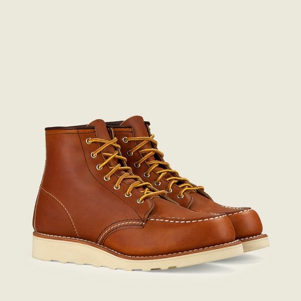 Heritage Red Wing 6-Inch Classiche Moc Corta Boot Femme Marron | HGS-749135