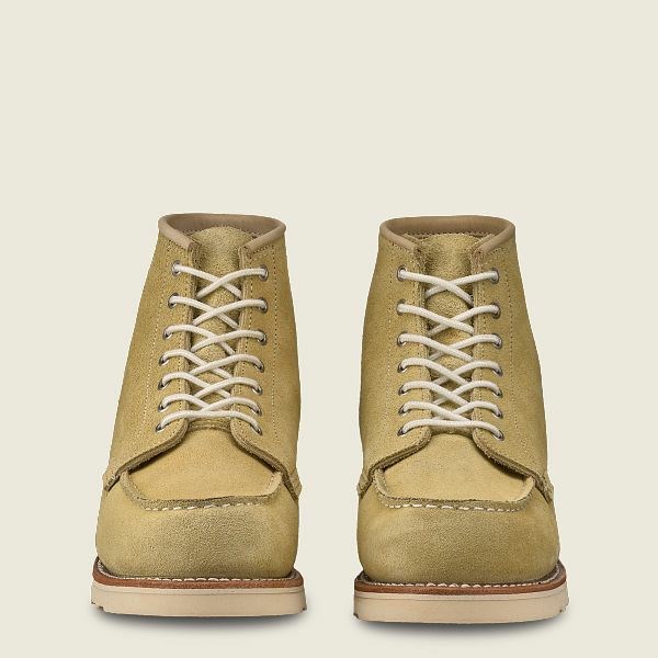 Heritage Red Wing 6-Inch Classiche Moc Corta Boot Femme Jaune | UZK-126495