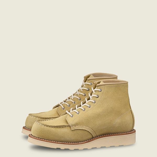 Heritage Red Wing 6-Inch Classiche Moc Corta Boot Femme Jaune | UZK-126495