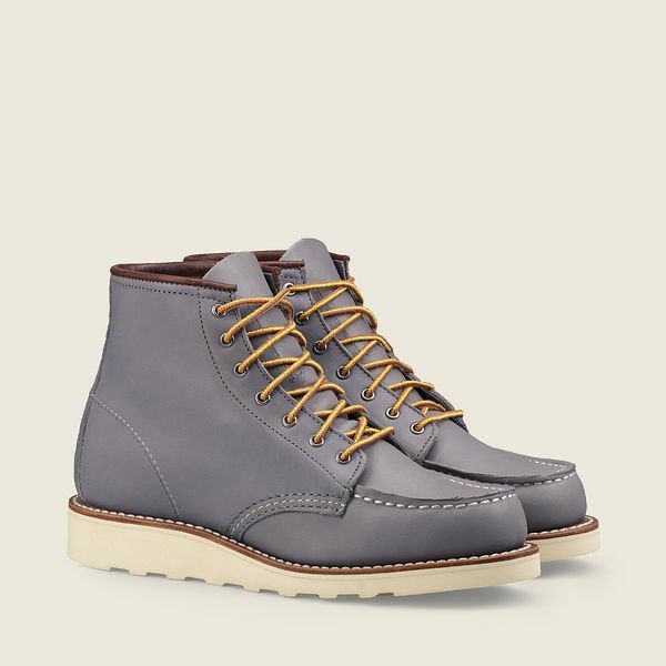 Heritage Red Wing 6-Inch Classiche Moc Corta Boot Femme Bleu Marine | ZRE-903412