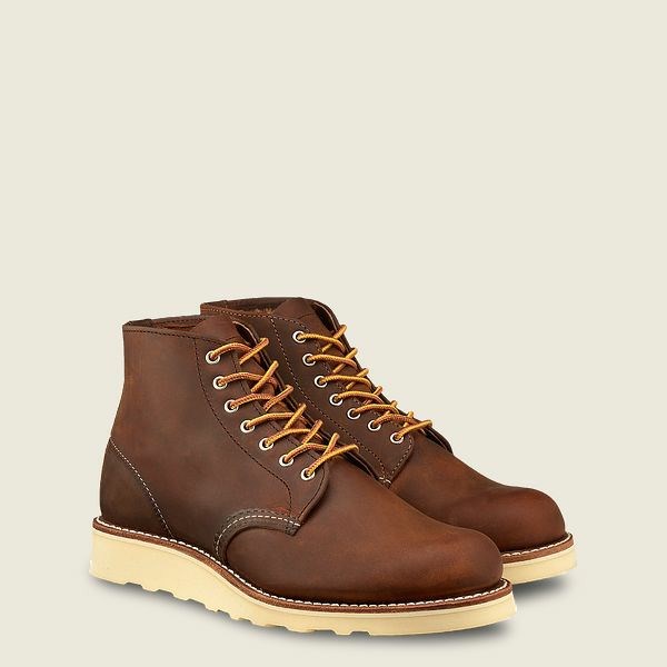 Heritage Red Wing 6-inch Round Corta Boot Femme Marron Foncé | QZG-049185