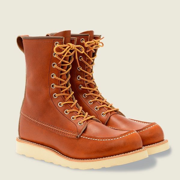 Heritage Red Wing 8-inch Classiche Moc 8-Inch Boot Homme Marron | CWD-407812