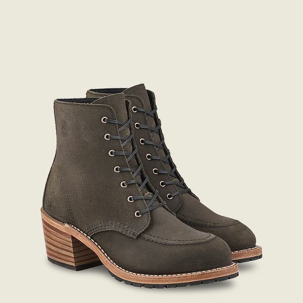 Heritage Red Wing Clara Talons Boot Femme Grise | XNB-503964