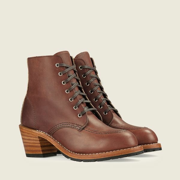 Heritage Red Wing Clara Talons Boot Femme Marron | XYQ-468193