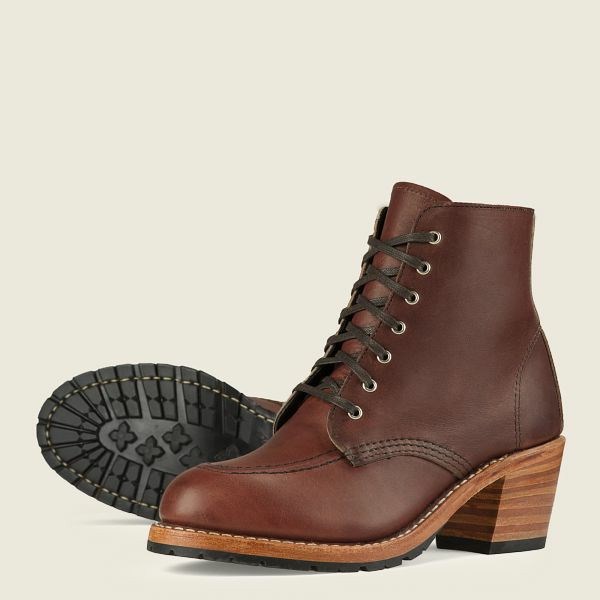 Heritage Red Wing Clara Talons Boot Femme Marron | XYQ-468193