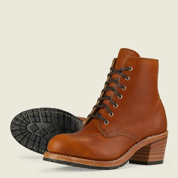 Heritage Red Wing Clara Talons Boot Femme Marron | YFU-374120