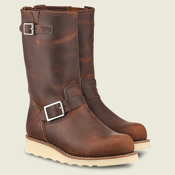 Heritage Red Wing Classiche Engineer Alti Boot Femme Marron | UMK-431087