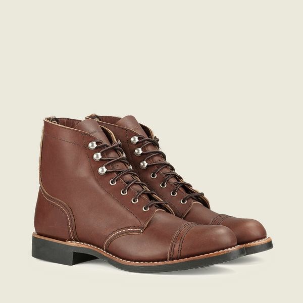 Heritage Red Wing Iron Ranger Corta Boot Femme Marron | ERO-926147