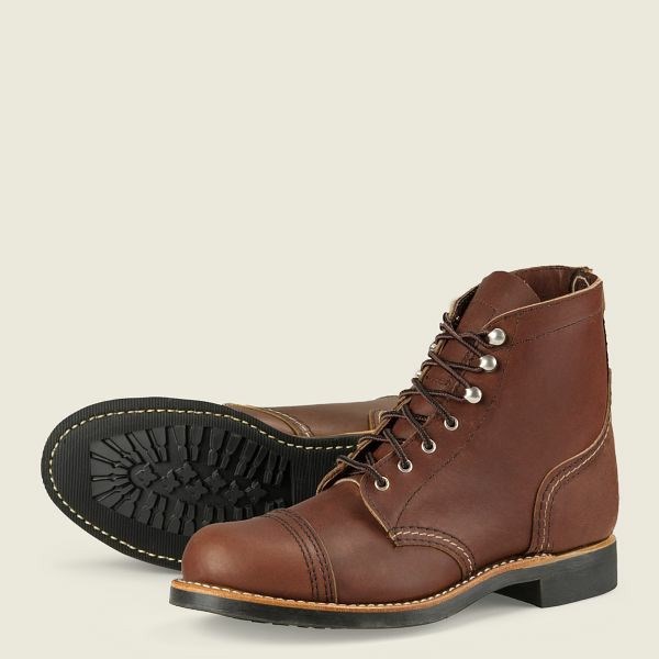 Heritage Red Wing Iron Ranger Corta Boot Femme Marron | ERO-926147