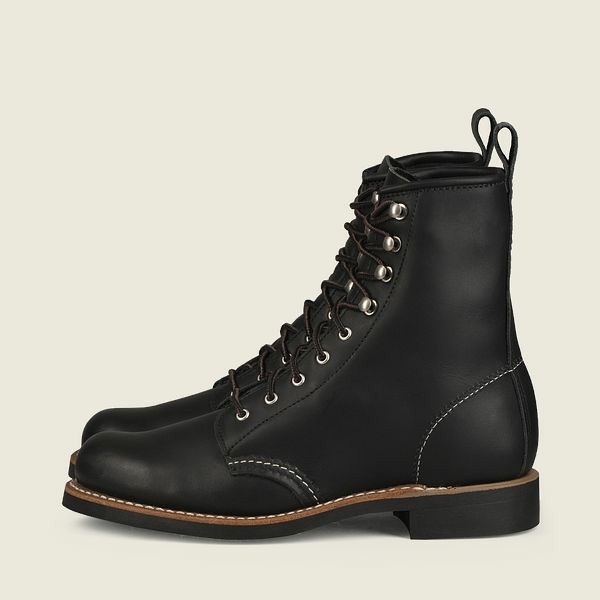 Heritage Red Wing Silversmith Corta Boot Femme Noir | UGA-138542