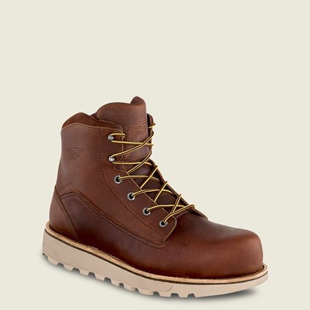 Bottes De Sécurité Red Wing Traction Tred Lite 6-inch Imperméables Homme Marron | MAC-754308