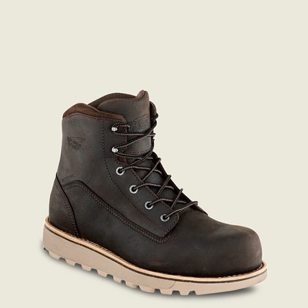 Bottes De Sécurité Red Wing Traction Tred Lite 6-inch Imperméables Homme Marron | WPD-829760