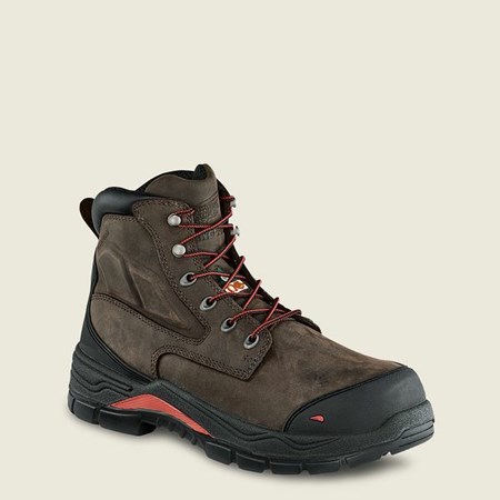 Bottes de Travail Red Wing King Embout ADC 6-inch Insulated, Imperméables CSA Sécurité Embout Homme Grise | ZIR-915486