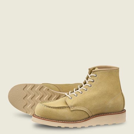 Heritage Red Wing 6-Inch Classiche Moc Corta Boot Femme Jaune | UZK-126495