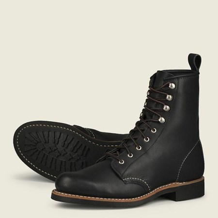 Heritage Red Wing Silversmith Corta Boot Femme Noir | UGA-138542